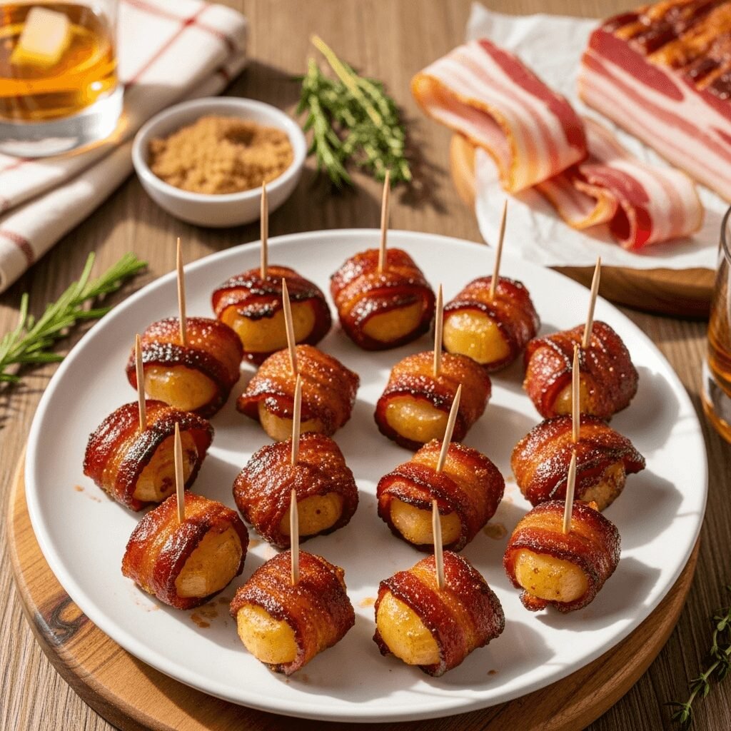 Easy Bacon Wrapped Water Chestnuts: A Timeless Party Appetizer Recipe